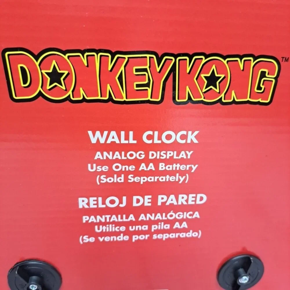 Accutime Nintendo Donkey Kong Wall Clock Office Home Wall Decor 10in